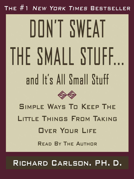 Cover image for Don't Sweat the Small Stuff...And It's All Small Stuff